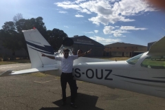 Anuj Kumar - First Solo Flight