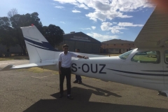 Anuj Kumar - First Solo Flight